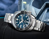 Seiko Prospex Marinemaster Automatic Scuba Divers Blue Dial Silver Steel Strap Watch for Men - SPB187J1 Buy Now By Seiko
