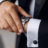 Seiko Presage Cocktail Time Automatic Black Dial Silver Steel Strap Watch for Men - SRPE17J1 Authentic Buy Shop Now