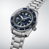 Seiko Prospex 1968 Heritage Divers GMT The Great Wave Limited Edition Blue Dial Silver Steel Strap Watch for Men - SPB509J1 Authentic Buy Shop Now