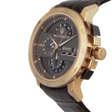 Maserati Ingegno Chronograph Brown Dial Brown Leather Strap Watch for Men - R88771639001 Authentic Buy Shop Now