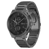Hugo Boss Peak Chronograph Black Dial Black Steel Strap Watch for Men - 1514192 Authentic Buy Shop Now