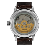 Seiko Cocktail Time Automatic Blue Dial Brown Leather Strap Watch for Men - SRPK15K1 Authentic Buy Shop Now