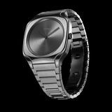 D1 Milano Square Gray Dial Grey Steel Strap Watch for Men - D1-SQBJ11 Authentic Buy Shop Now