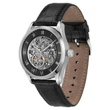 Hugo Boss Principle Skeleton Black Dial Black Leather Strap Watch for Men - 1514234 Authentic Buy Shop Now