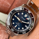 Seiko Prospex Marinemaster Automatic Scuba Divers Blue Dial Silver Steel Strap Watch for Men - SPB187J1 Buy Now By Seiko