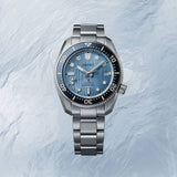 Seiko Prospex Glacier Save The Ocean Special Edition Automatic Blue Dial Silver Steel Strap Watch for Men - SPB299J1 Buy Now By Seiko