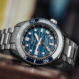 Seiko Prospex Marinemaster Automatic Scuba Divers Blue Dial Silver Steel Strap Watch for Men - SPB187J1 Buy Now By Seiko