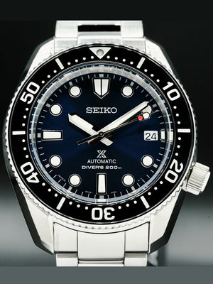 Seiko Prospex Marinemaster Automatic Scuba Divers Blue Dial Silver Steel Strap Watch for Men - SPB187J1 Buy Now By Seiko