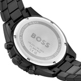 Hugo Boss Admiral Chronograph Black Dial Black Steel Strap Watch for Men - 1514258 Buy Now By Hugo Boss