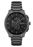 Hugo Boss Peak Chronograph Black Dial Black Steel Strap Watch for Men - 1514192 Authentic Buy Shop Now
