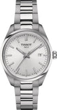 Tissot PR 100 Quartz Silver Dial Silver Steel Strap Watch for Women - T156.210.11.031.00 Authentic Buy Shop Now