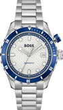 Hugo Boss Bossmatic Automatic White Dial Silver Steel Strap Watch for Men - 1514212 Authentic Buy Shop Now