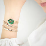Just Cavalli After Party Green Dial Rose Gold Steel Strap Watch for Women - JC1L269M0045 Authentic Buy Shop Now