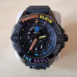 Philipp Plein The Skull Black Dial Black Silicone Strap Watch for Men - PWAAA0621 Authentic Buy Shop Now