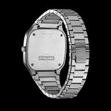 D1 Milano Square Silver Dial Silver Steel Strap Watch for Men - D1-SQBJ10 Authentic Buy Shop Now