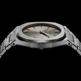 D1 Milano Ultra Thin Anthracite Gray Dial Gray Steel Strap Watch for Men - D1-UTBJ22 Authentic Buy Shop Now