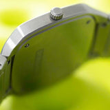 D1 Milano Square Eden Green Dial Silver Steel Strap Watch for Men - D1-SQBJ06 Authentic Buy Shop Now