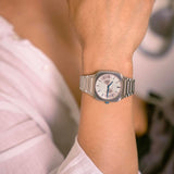 D1 Milano Square Silver Dial Silver Steel Strap Watch for Men - D1-SQBJ01 Authentic Buy Shop Now