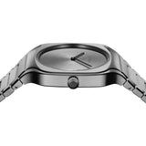 D1 Milano Square Gray Dial Grey Steel Strap Watch for Men - D1-SQBJ11 Authentic Buy Shop Now