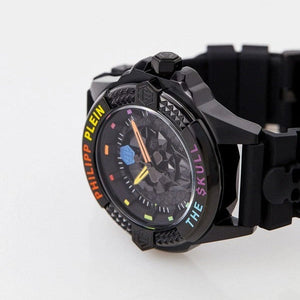 Philipp Plein The Skull Black Dial Black Silicone Strap Watch for Men - PWAAA0621 Authentic Buy Shop Now