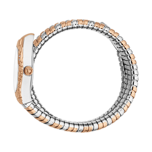 Just Cavalli Aurela White Dial Two Tone Steel Strap Watch for Women - JC1L374M0065 Authentic Buy Shop Now