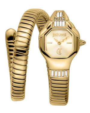 Just Cavalli Brillante Gold Dial Gold Steel Strap Watch for Women - JC1L326M0025 Authentic Buy Shop Now