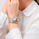 Just Cavalli Serpente Silver Dial Silver Steel Strap Watch for Women - JC1L227M0015 Authentic Buy Shop Now