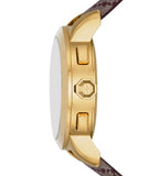 Tory Burch The Tory Chronograph White Dial Maroon Jacquard Strap Watch for Women - TBW1051 Buy Now By Tory Burch