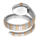 Just Cavalli Aversa Green Dial Two Tone Steel Strap Watch for Women - JC1L222M0075