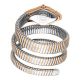 Just Cavalli Cristallo Silver Dial Two Tone Steel Strap Watch for Women - JC1L307M0065 Authentic Buy Shop Now