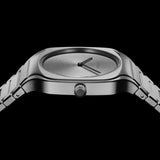 D1 Milano Square Gray Dial Grey Steel Strap Watch for Men - D1-SQBJ11 Authentic Buy Shop Now