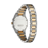 D1 Milano Ultra Thin Silver Dial Two Tone Steel Strap Watch for Women - D1-UTBL34 Authentic Buy Shop Now