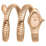 Just Cavalli Aurela Rose Gold Dial Rose Gold Steel Strap Watch for Women - JC1L374M0045 Authentic Buy Shop Now