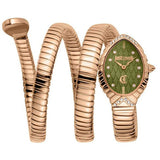Just Cavalli Specchio Green Dial Rose Gold Steel Strap Watch for Women - JC1L323M0045 Authentic Buy Shop Now