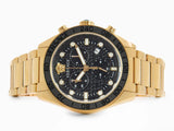 Versace Greca Dome Chronograph Black Dial Gold Steel Strap Watch for Men - VE6K00523 Buy Now By Versace