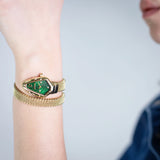 Just Cavalli Fiamma Green Dial Gold Steel Strap Watch for Women - JC1L426M0035 Authentic Buy Shop Now