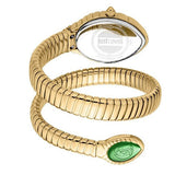 Just Cavalli Specchio Green Dial Gold Steel Strap Watch for Women - JC1L322M0035 Authentic Buy Shop Now