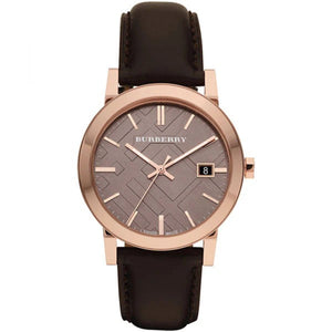 Burberry Classic Quartz Brown Dial Brown Leather Strap Watch for Men - BU9013 Authentic Buy Shop Now