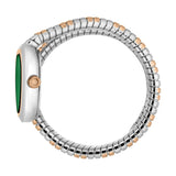 Just Cavalli Aversa Green Dial Two Tone Steel Strap Watch for Women - JC1L222M0075