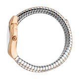 Just Cavalli Cristallo Silver Dial Two Tone Steel Strap Watch for Women - JC1L307M0065 Authentic Buy Shop Now