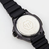 Philipp Plein The Skull Black Dial Black Silicone Strap Watch for Men - PWAAA0621 Authentic Buy Shop Now