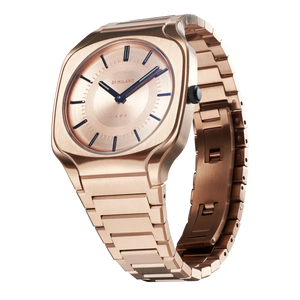 D1 Milano Square Champagne Gold Dial Gold Steel Strap Watch for Unisex - D1-SQBJ04 Authentic Buy Shop Now