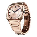 D1 Milano Square Champagne Gold Dial Gold Steel Strap Watch for Unisex - D1-SQBJ04 Authentic Buy Shop Now