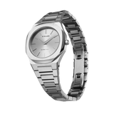 D1 Milano Ultra Thin Silver Dial Silver Steel Strap Watch for Women - D1-UTBL30 Authentic Buy Shop Now