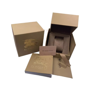 Burberry Utilitarian Chronograph White Dial White Leather Strap Watch for Women - BU7821 Authentic Buy Shop Now