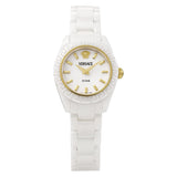 Versace DV One Mini White Dial White Ceramic Dial Watch for Women - VE9F00224 Buy Now By Versace