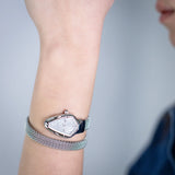 Just Cavalli Fiamma Silver Dial Silver Steel Strap Watch for Women - JC1L426M0015 Authentic Buy Shop Now