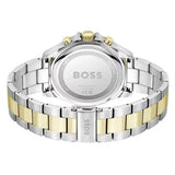 Hugo Boss Troper Chronograph Green Dial Two Tone Steel Strap Watch for Men - 1514154 Authentic Buy Shop Now