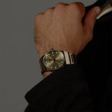 Hugo Boss Candor Automatic Olive Green Dial Brown Steel Strap Watch for Men - 1514184 Authentic Buy Shop Now