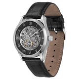 Hugo Boss Principle Skeleton Black Dial Black Leather Strap Watch for Men - 1514234 Authentic Buy Shop Now